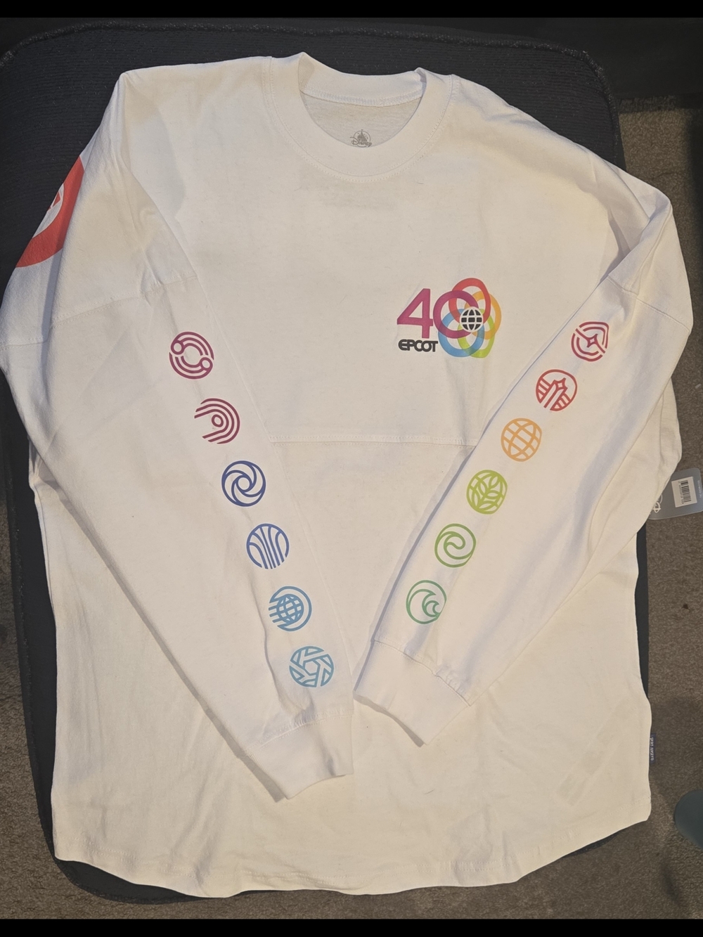 40th Anniversary White Long-Sleeve Spirit Jersey